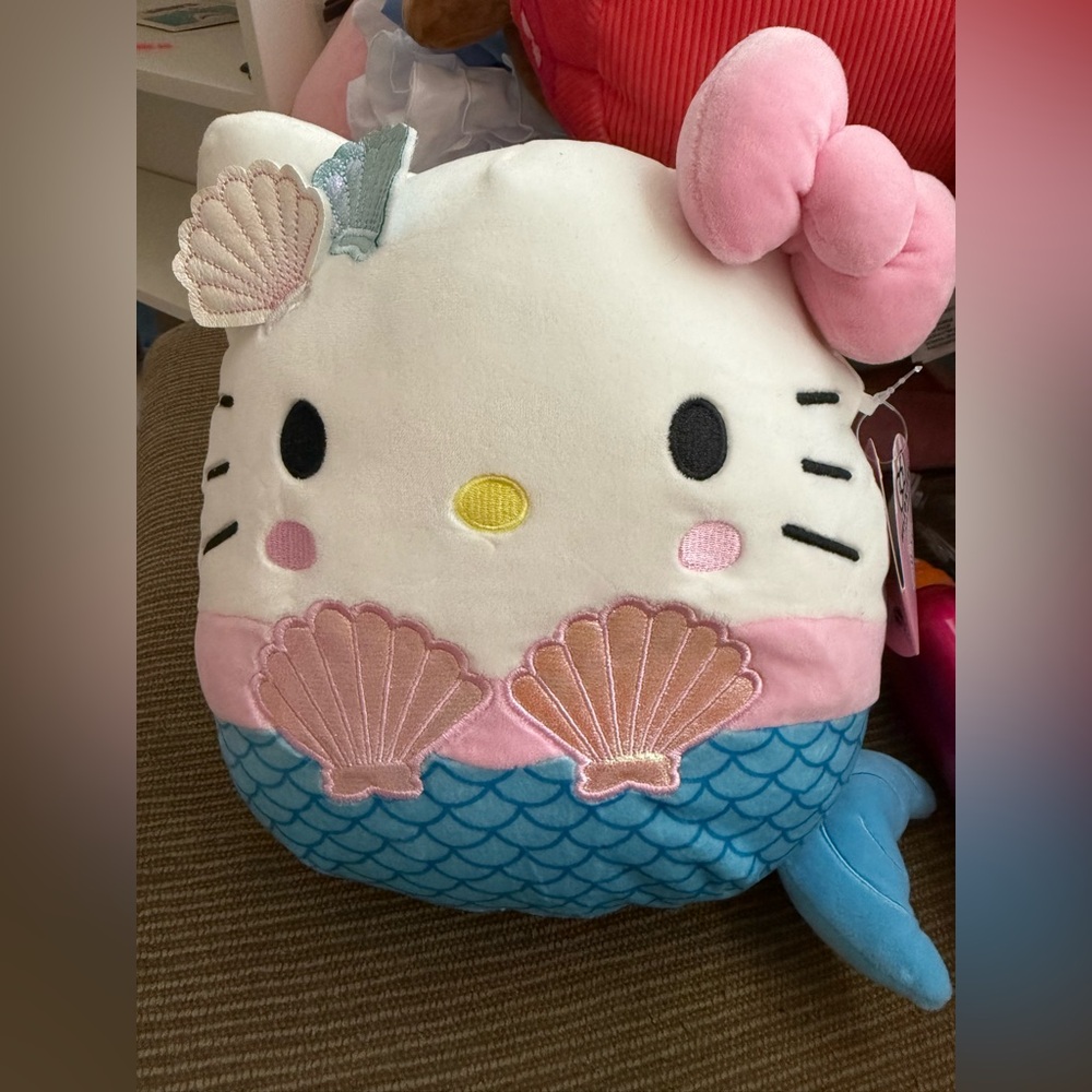 Hello Kitty mermaid squishmallow
